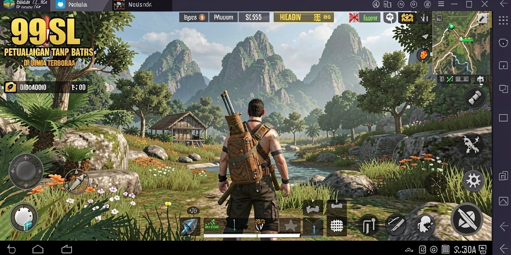 Screenshot gameplay Open World 99SL yang menunjukkan petualangan mendebarkan.