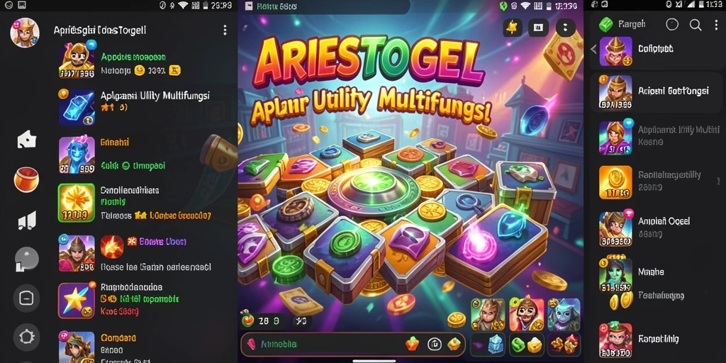 Tampilan antarmuka utama ARIESTOGEL untuk kemudahan penggunaan.
