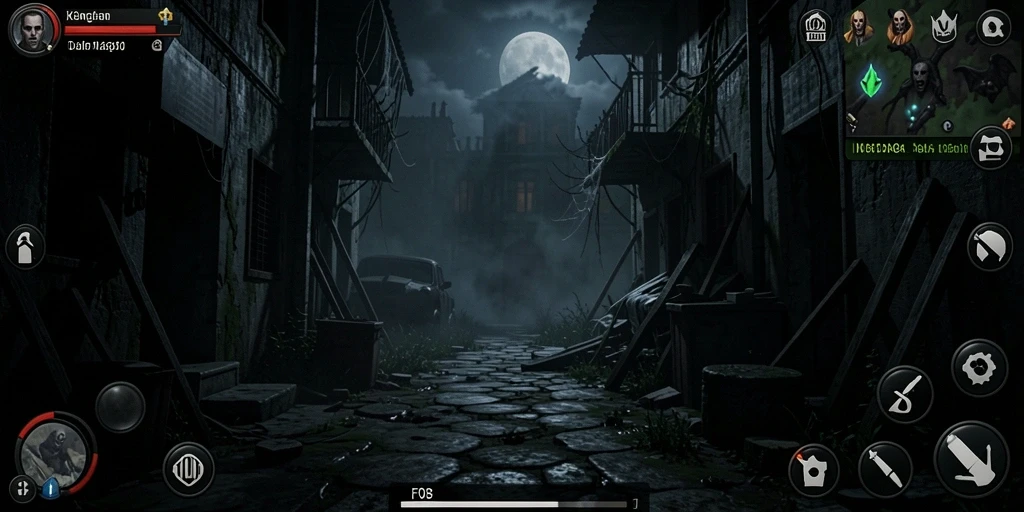 Screenshot F08 menunjukkan momen menegangkan dalam suasana Horror.
