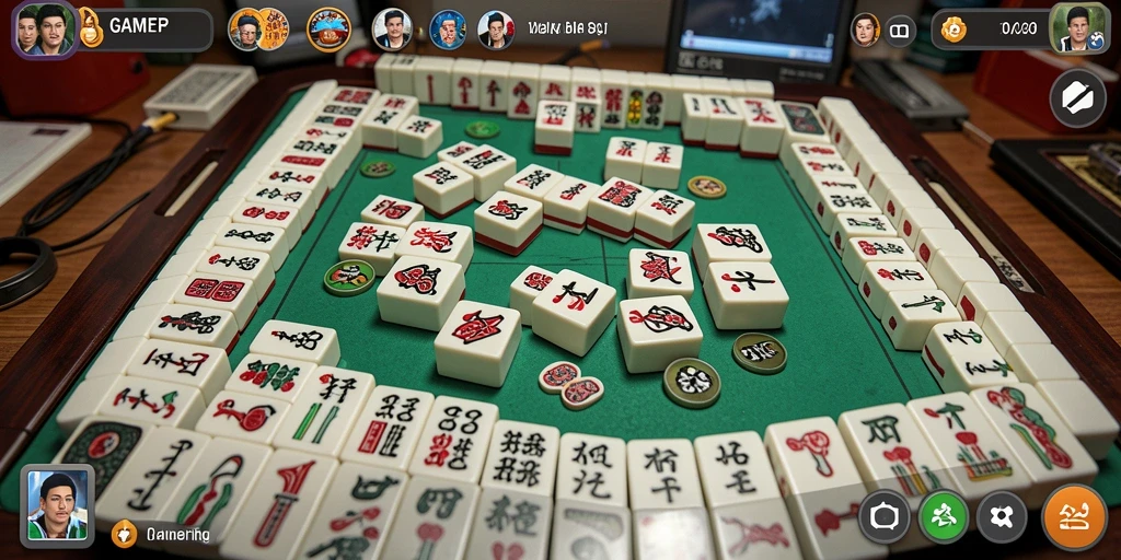 Tangkapan layar GAMERP menampilkan gameplay seru permainan Mahjong.