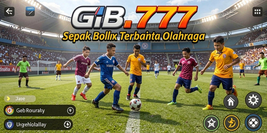 Gameplay menarik dengan grafis sepak bola yang realistik.