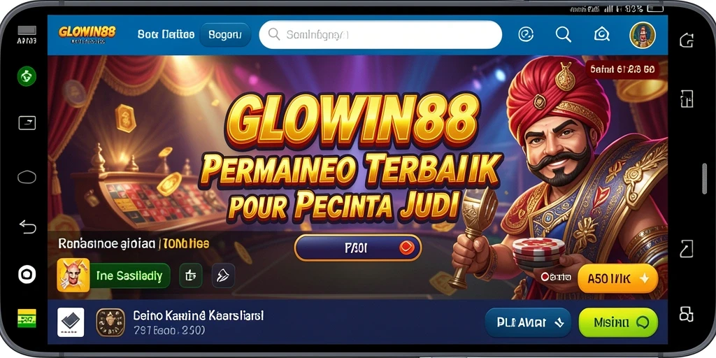 Gameplay menarik GLOWIN88 yang menampilkan berbagai pilihan permainan kasino.