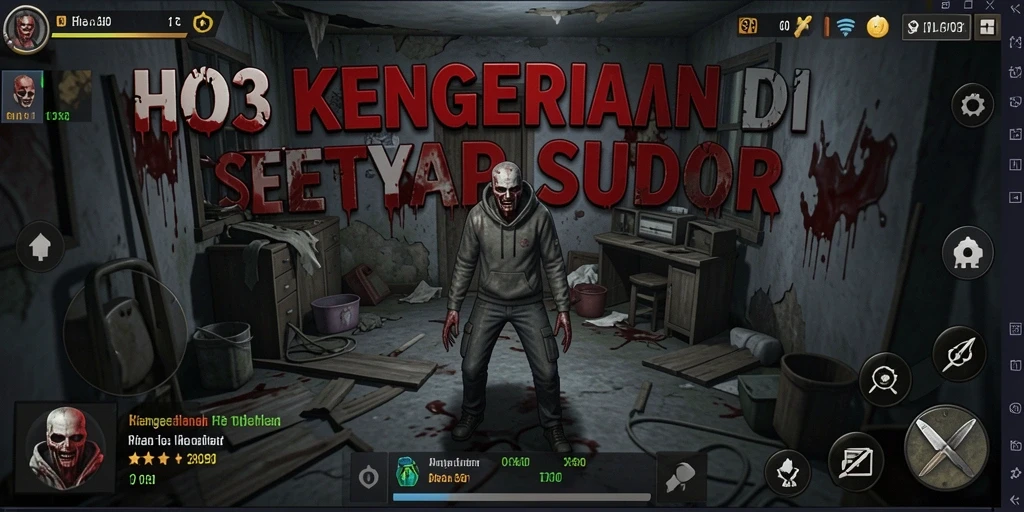 Gameplay HO3 menakutkan yang penuh dengan ketegangan.