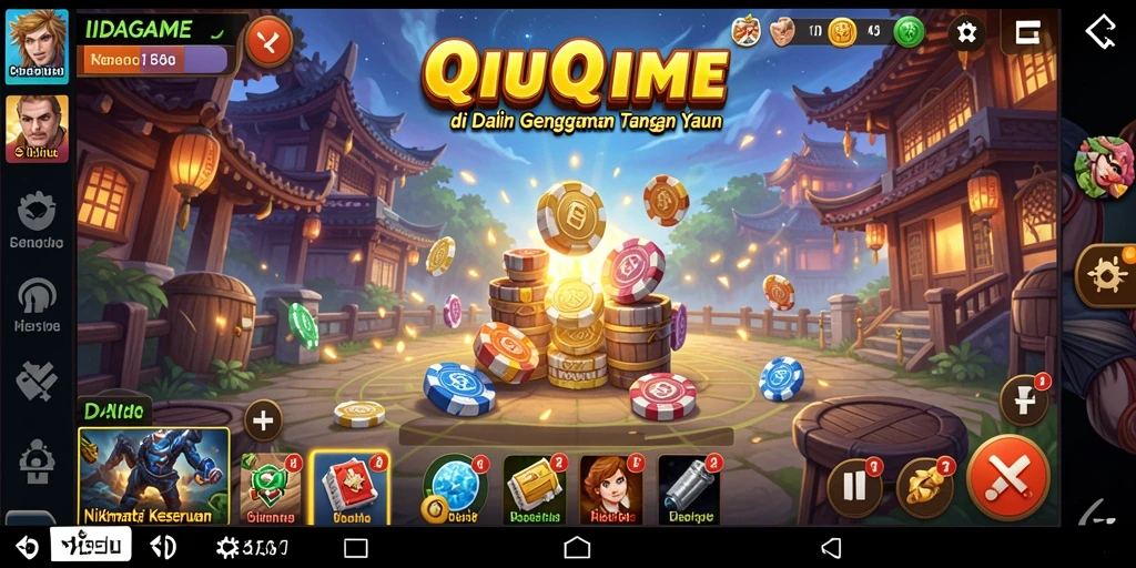 Tampilan gameplay seru dari IDAGAME QiuQiu.