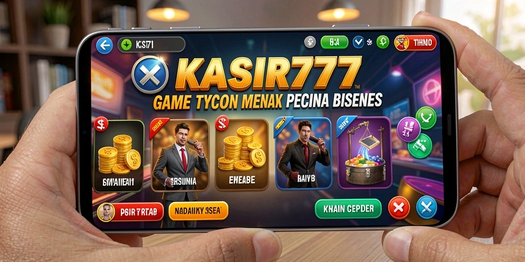 Tampilan gameplay menarik dari KASIR777, dengan grafik yang cerah dan dinamis.