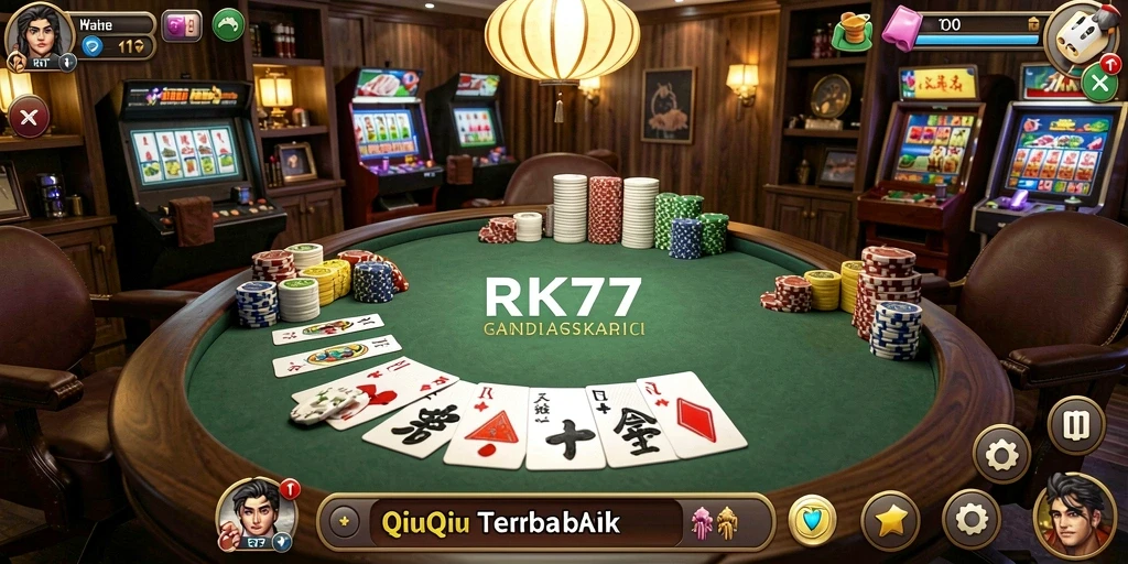 Tampilan gameplay QiuQiu yang menarik dan interaktif.