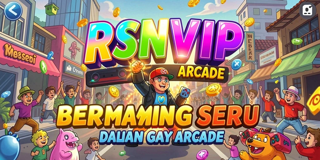 Screenshot gameplay RSNVIP, menampilkan suasana seru permainan Arcade.