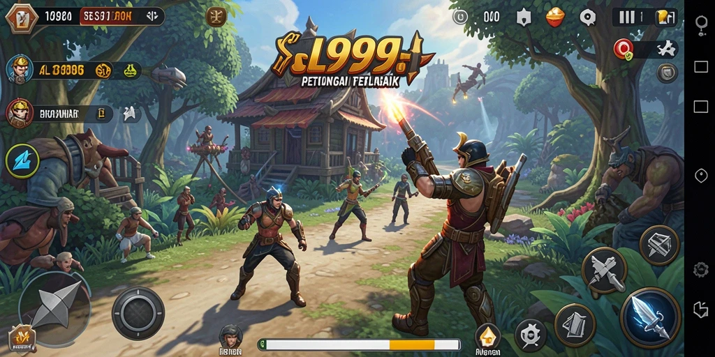 Tampilan gameplay SL999 yang mendebarkan dan penuh aksi.