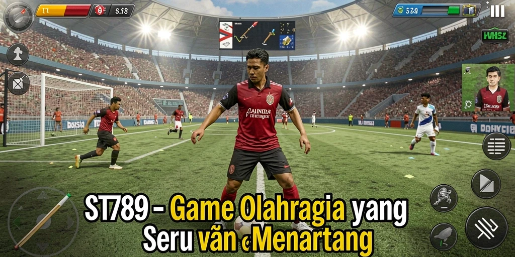 Gameplay ST789 yang menampilkan aksi olahraga mendebarkan.
