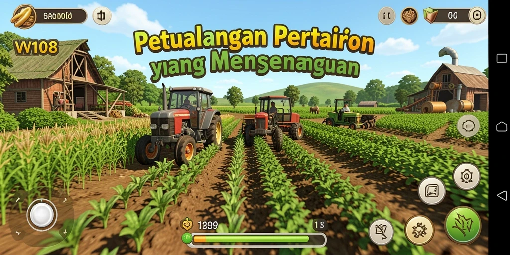 Gameplay Farming dengan grafis menarik dan tantangan seru di VW108.
