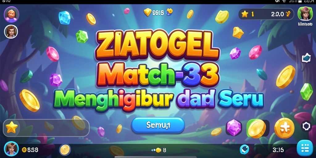 Tampilan gameplay ZIATOGEL yang menarik dan penuh warna.