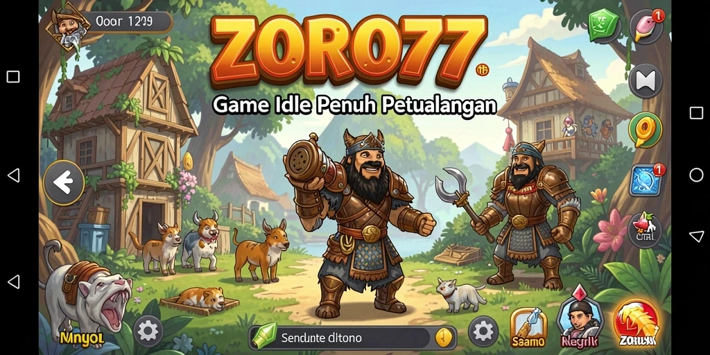 Screenshot dari gameplay ZORO77 yang menarik dan menampilkan aksi Idle.